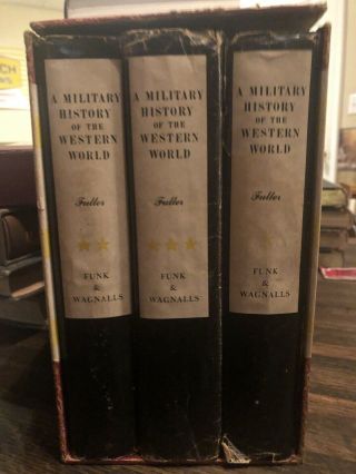 J.  F.  C.  Fuller A Military History Of The Western World 3 Volume Set