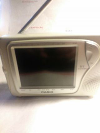 Vintage Casio,  Spash Proof LCD Color Television SY - 4000.  great 2