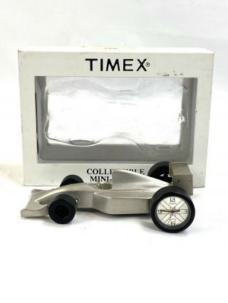 Timex Collectible Vintage Mini - Clock Indy F1 Race Car And