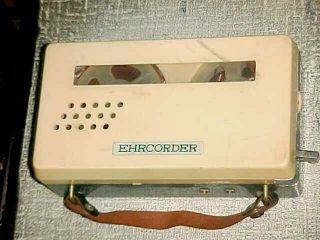 Retro Vintage Reel Tape Recorder Ehrcorder Mini Battery Powered 1960s