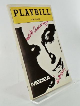 Robinson Jeffers / Medea Playbill Signed By Judith Anderson 1982 1st Ed