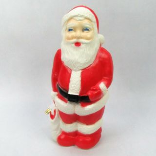 Vintage Union Product Santa Claus Blow Mold Lighted Yard/table 13 " Tall W/cord
