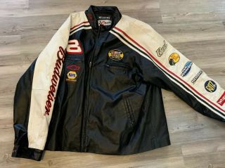 Dale Earnhardt Jr Nascar Budweiser Wilsons Leather Jacket 2xl
