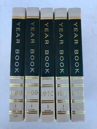 Vintage The World Book Encyclopedia Year Books 1968 - 1972