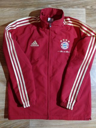 Adidas 2011 - 12 Bayern Munich Mens Track Jacket Germany Soccer Football Munchen