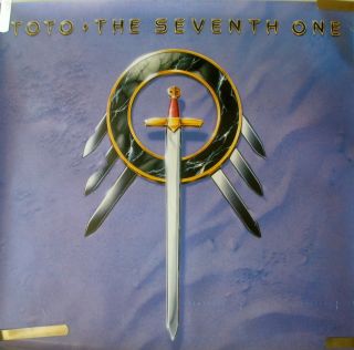 Rare Toto Seventh One 1988 Vintage Music Record Store Promo Poster