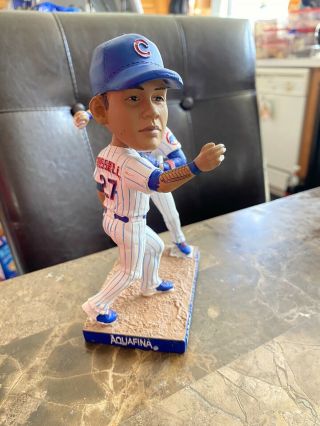 2017 Chicago Cubs Javier Baez/Addison Russell Turning Two Bobblehead 7/5/17 SGA 2