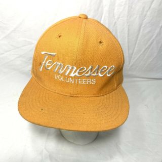 Vintage Tennessee Volunteers Vols Script Snapback Hat Sports Specialties Korea