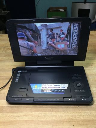 Vintage Dvd Player Panasonic Dvd Ls83 Portable With Power Supply