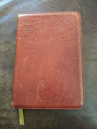 Leather Kjv Cambridge Study Bible Center Column Reference/concordance Red Letter