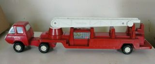 Vintage Tonka Fire Truck Semi Trailer Aerial Ladder Old Pressed Steel Toy
