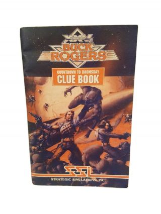 Buck Rogers Countdown To Dooms Day Clue Book Vintage Rpg