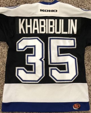 Nikolai Khabibulin Tampa Bay Lightning Koho Jersey - Youth S/m - Nhl Hockey