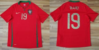 Size S Portugal National Team Football Shirt 2008/09/10 Home Nike Jersey Nani 19