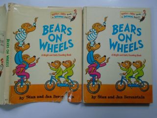Bears On Wheels,  Stan And Jan Berenstain,  Seuss Bright & Early,  Dj,  1st? 1969