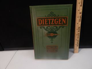 Dietzgen Hardcover Book Vintage 1928 Drafting Surveying Supplies