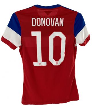 Nike Dri Fit Donovan 10 2014 Us Soccer Football World Cup Jersey Usa Size M