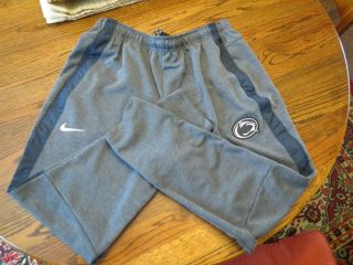 Penn State Nike Team Issued Sweatpants,  Size Xl,  Dri Fit,