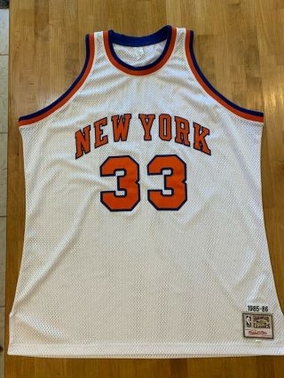 Authentic Mitchell & Ness Patrick Ewing Knicks Jersey 100 Authentic