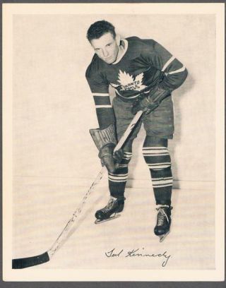 1945 - 54 Quaker Oats Photo Toronto Maple Leafs 25b Ted Kennedy/home Still,  Large