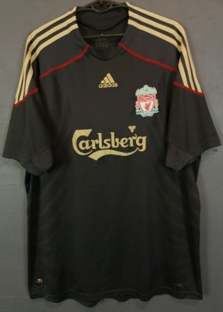 Mens Adidas Fc Liverpool 2009/2010 Football Soccer Shirt Jersey Camiseta Size Xl
