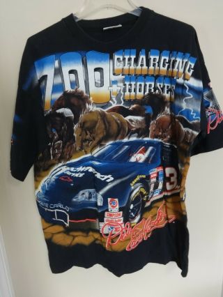 1997 Dale Earnhardt Sr.  3 Nascar T - Shirt Men L 700,  Charging Horses Sunday