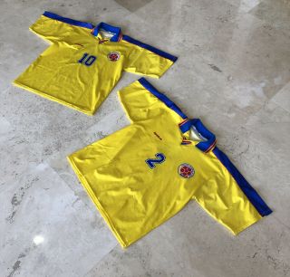 Vintage Colombia Reebok soccer jerseys 1998/2000 Mens size Large (2 Jerseys) 2