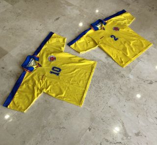 Vintage Colombia Reebok soccer jerseys 1998/2000 Mens size Large (2 Jerseys) 3