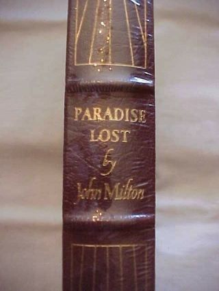 Paradise Lost By John Milton; Easton Leather In Plastic