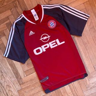 1999 2001 Bayern Munich Vintage Soccer Football Home Jersey Kit Shirt Germany L