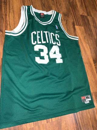 Nike Paul Pierce Green Boston Celtics Mens Nba Swingman Jersey Stitched Size Xl