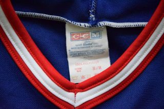 Vintage CCM York Rangers Blue NHL Hockey Jersey Men’s Size M 2