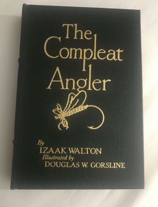 Easton Press Izaak Walton The Compleat Angler Famous Editions Leather