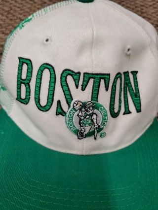 Vintage Boston Celtics Basketball Sports Specialties Snapback Hat Cap 2