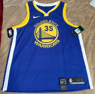 Kevin Durant Nike Swingman Warriors Authentic Jersey With Tags Xl Msrp $110