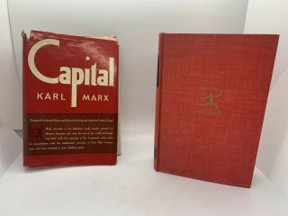 Capital Karl Marx Modern Library Giant 1906 Antique Hc Dj Book Politics Marxism