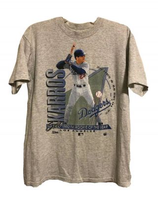 Eric Karros Vintage 1992 Roy Los Angeles Dodgers Salem Sportswear T - Shirt Medium