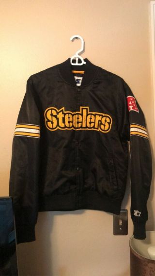 Pittsburgh Steelers Starter Jacket Womens Size Xl