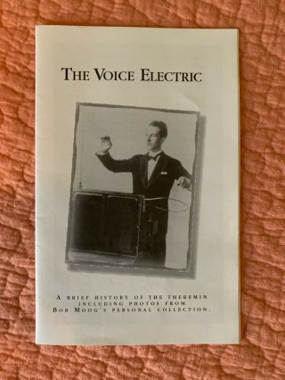 The Voice Electric Rare Theremin Zine Bob Moog Clara Rockmore