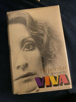 “superstar” Hardcover Book By Viva 1970 First Edition Andy Warhol The Factory