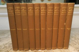 Stories By English Authors,  Complete 10 Volume Set,  Scribner 