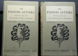 The Paston Letters,  In Two Volumes