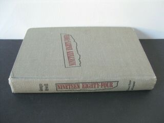 1984 Nineteen Eighty - Four George Orwell Copyright 1949 Harcourt Brace Hardcover