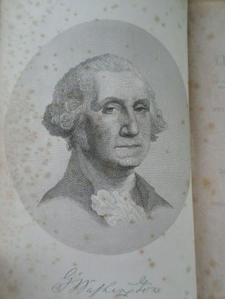 ANTIQUE BOOK 1859 LIFE OF WASHINGTON ILLUSTRATED LITHOGRAPHS MOUNT VERNON 3