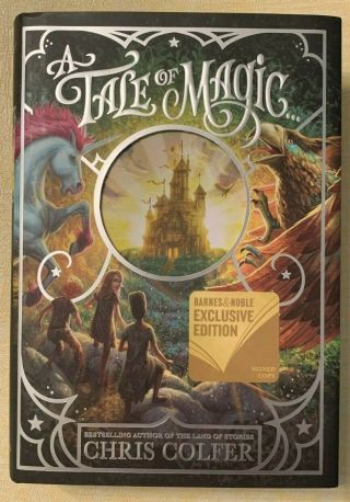 Signed A Tale Of Magic By Chris Colfer Hardcover Book
