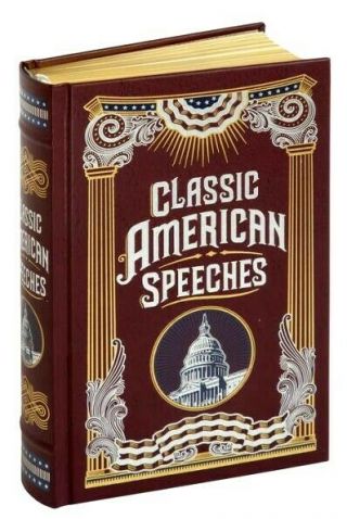 Classic American Speeches Leather Bound Edition Shrink Wrapped
