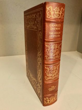 Charles Darwin - The Origin Of Species - Franklin Library 1975 Limited Ed.  Book