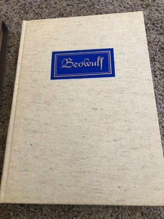 Beowulf translated William Ellery Leonard art by Lynd Ward Heritage Sandglass 2