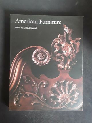 2001 American Furniture Annual,  Luke Beckerdite,  Chipstone Foundation Essays