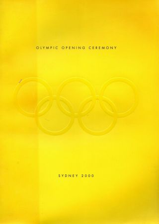 2000 Sydney Olympics - Opening & Closing Ceremonies - Program Guides - As